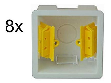 Puszka podtynkowa 86x86 x48 mm - UK - 8 sztuk