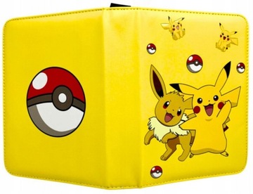 АЛЬБОМ КАРТ ПОКЕМОН Папка на 400 карточек, молния КЛАСС, большие УЗОРЫ