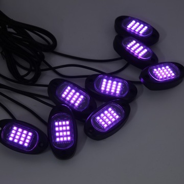 DC12V RGB 16LED шасси автомобиля