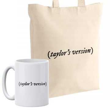 Zestaw torba bawełniana z dnem + kubek Taylor Swift Taylor's Version