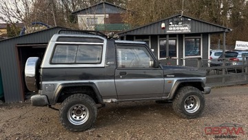 Daihatsu Rocky II Soft Top 2.8 TD 102KM 1993 Daihatsu Rocky 2.8tdi 4x4 bardzo ladny stan rama zdrowa napedy sprawne sz, zdjęcie 8