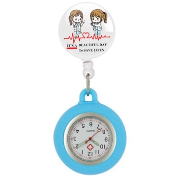 Cartoon Heartbeat Love Nurse Doctor Hospital Medicine Workers Office