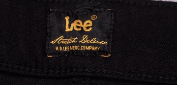 LEE spodnie BLACK regular MARION STRAIGHT W31 L33