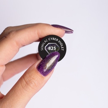 Semilac Hybrid Varnish 825 Cyber ​​Violet 7ml