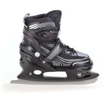 Роликовые коньки Регулируемые роликовые коньки 4в1 Croxer Optima Black 39-42