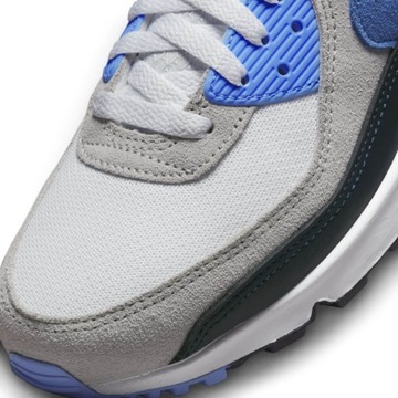 BUTY SPORTOWE MĘSKIE NIKE AIR MAX 90 WHITE UNIVERSITY BLUE DQ4071-101 r 41