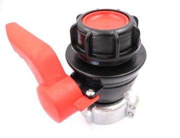 IBC BULLY VALVE GW 75x6 ДЛЯ MAUZER 1000 L TANK WITH AN EXHAUST S75x6