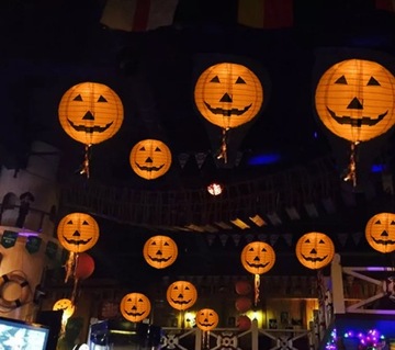 3x ТЫКВЕННАЯ ЛАМПА СВЕТОДИОДНЫЕ УКРАШЕНИЯ НА ХЭЛЛОУИН СВЕТЯЩИЕСЯ ЛАМПЫ ПРАЗДНИЧНОЕ УКРАШЕНИЕ