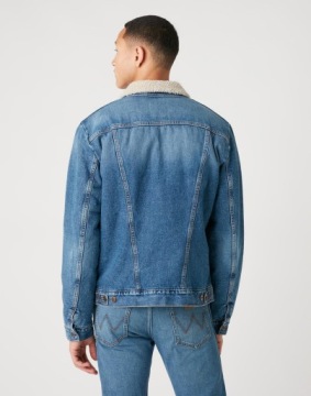 КУРТКА МУЖСКАЯ ДЖИНСОВАЯ КУРТКА WRANGLER 124MJ SHERPA 4XL