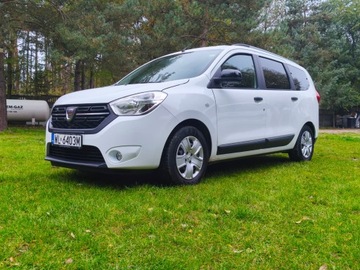 Dacia Lodgy Minivan Facelifting 1.6 SCe 102KM 2019 DACIA LODGY 1.6 LPG, 80kW, SALON PL,I WŁAŚCICIEL, SERWIS ASO, FV VAT,7-osób