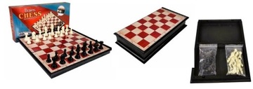 SZACHY KLASYCZNE MAGNETYCZNE 24,5X24,5CM