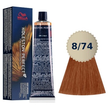 Wella Koleston Perfect Me+ farba 60ml 8/74