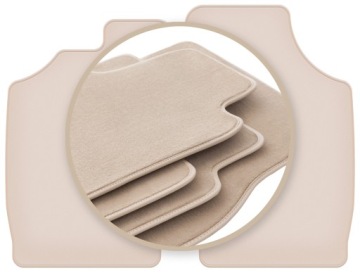 Velurové koberce 10 mm Premium pro: Daihatsu Cuore V hatchback 1997-2003
