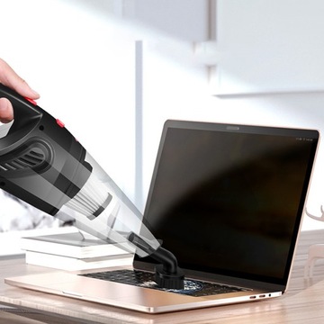 АВТОМОБИЛЬНЫЙ ПЫЛЕСОС С ФОНАРЕМ HEPA ФИЛЬТР 12В 120ВТ + СУМКА И НАСАДКИ