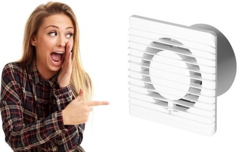 WENTYLATOR ŁAZIENKOWY FI 100 CZUJNIK WILGOCI TIMER