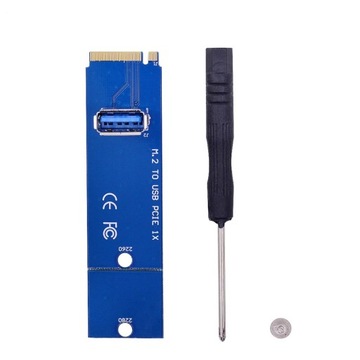 Adapter Przejściówka M.2 do USB PCIe 1X Riser