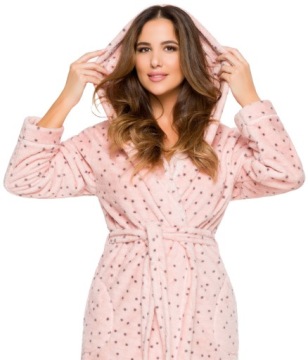 ДЛИННЫЙ ТЕПЛЫЙ ЦВЕТОЧНЫЙ ХАЛАТ ЖЕНСКИЙ ХАЛАТ M