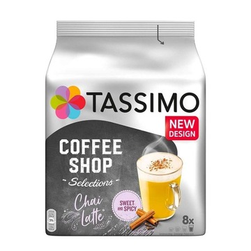 НОВЫЙ TASSIMO CHAI LATTE 8 капсул Sweet&Spicy