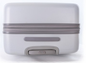 ELLE Большой чемодан с тиснением, белый