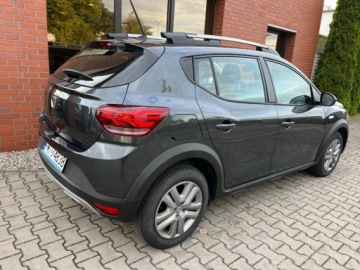 Dacia Sandero III Hatchback 5d 1.0 TCe 90KM 2022 Dacia Sandero Stepway 1.0 benzyna 91 KM zarej w PL ksiazka serwis zadb, zdjęcie 3