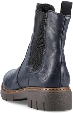 Niebieskie Botki Damskie Rieker | Rozmiar 39