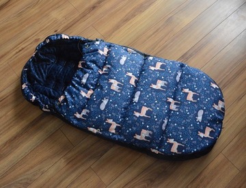 ZIMOWY Wodoodporny śpiworek do wózka - KOLORY