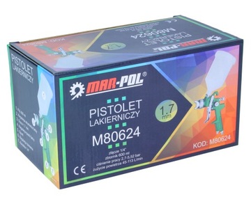 ПИСТОЛЕТ ДЛЯ ПОКРАСКИ HVLP 1,7 мм