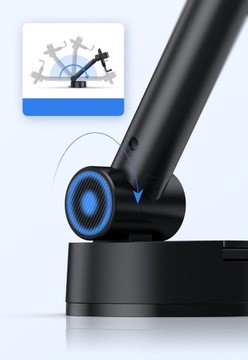 Baseus - Uchwyt samochodowy Gravity na Kokpit / Szybę do Telefonu Smartfona