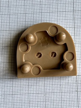 FLEKI 9054 czarny beż cztery bolce