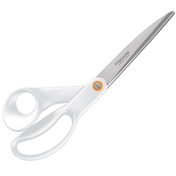 NOŻYCZKI FISKARS BIAŁE 24CM krawieckie uniwersalne