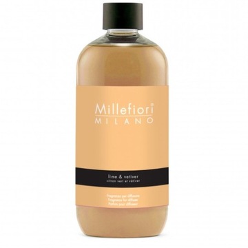 Millefiori Milano LIME & VETIVER uzupełniacz do pałeczek zapachowych 500 ml