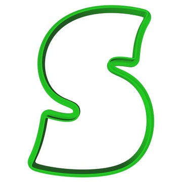 Foremka Wykrawacz Edukacyjna Literka Litera S 8cm