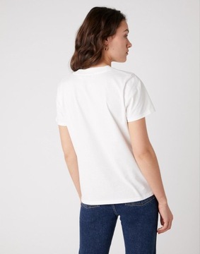 Damska koszulka t-shirt Wrangler HIGH RIB REGULAR TEE L