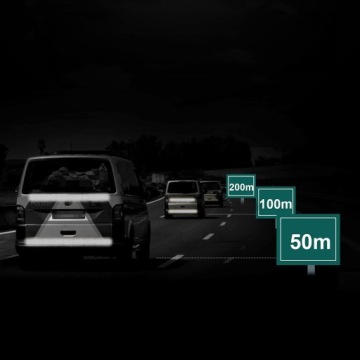 Самоклеящаяся контурная светоотражающая лента белая 1м 5х5см