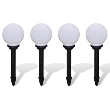 Lampy do oświetlenia ścieżki, 4 szt, LED, 15 cm, z