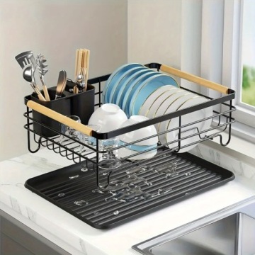 БОЛЬШОЙ СУШИЛЬНЫЙ ЛОТОК ДЛЯ ПОСУДОМОЕЧНОЙ МАШИНЫ МЕТАЛЛИЧЕСКИЙ ЧЕРНЫЙ