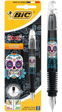 PIÓRO WIECZNE ZE STALÓWKĄ DO NAUKI PISANIA BIC-419
