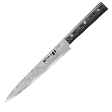 Samura Damascus 67 nóż slicer 195mm mikarta AUS-10 61 HRC