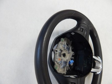 PEUGEOT 208 2008 - VOLANT KŮŽE MULTIFUNKCE ORIG. PĚKNÝ