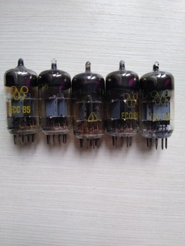 LAMPA ECC85 = 6AQ8 używane RFT
