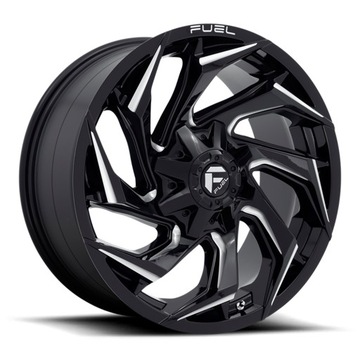 Felga aluminiowa D753 Reaction Gloss Black Milled Fuel