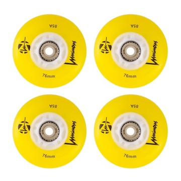 ŚWIECĄCE KÓŁKA DO ROLEK LUMINOUS LED 76MM/85A 4SZT