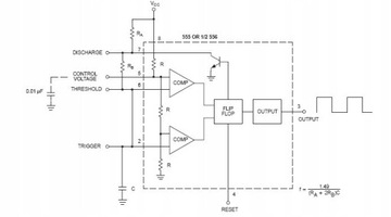 Интегральная схема NE555 SO8 SMD