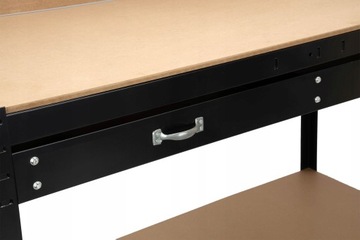 ИНСТРУМЕНТАЛЬНЫЙ СТОЛИК ДЛЯ МАСТЕРСКОЙ ДЛЯ ГАРАЖА СТУДИИ, ТВЕРДЫЙ, БОЛЬШАЯ ВЕРХНЯЯ, КРЮКИ