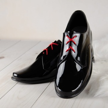 Туфли для причастия черные для мальчиков KBC-018 - 36