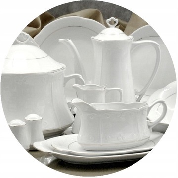 074 KAMELIA SERWIS KAWOWY 12/39 CHODZIEŻ PORCELANA