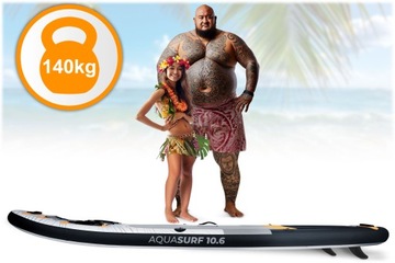 Надувная доска для серфинга Aquasurf 320 см + весло и насос