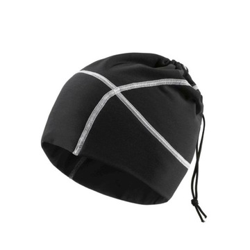 Czapka komin Accent Super Roubaix czarn-biała L/XL