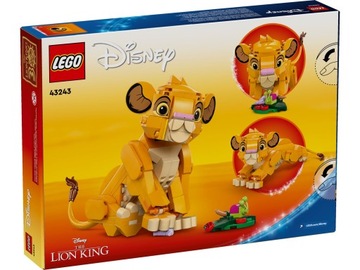 LEGO Disney 43243 Львёнок Симба из мультфильма «Подарок Короля Льва»