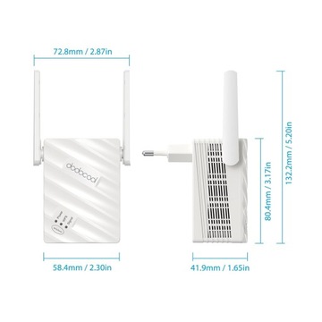 Усилитель сигнала Wi-Fi WPS 1200 Мбит/с